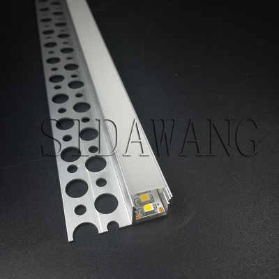 Trimless Mud-in Drywall Led channel profile